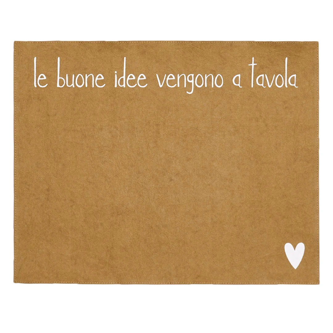 Tovaglietta le buone idee vengono a tavola